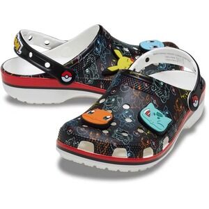 Crocs Adult Pokemon Classic Clogs Women's W7, Men‎ M5 Unisex Shoes 7, 5